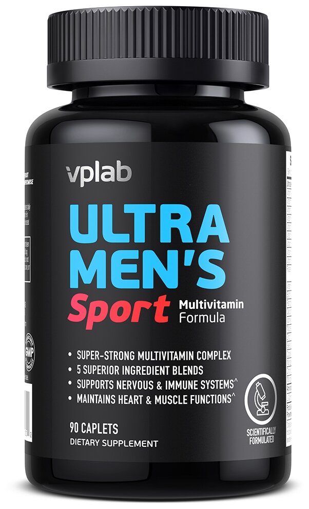 VPLab Ultra Men's Sport таб., 700 мл, 125 г, 90 шт.