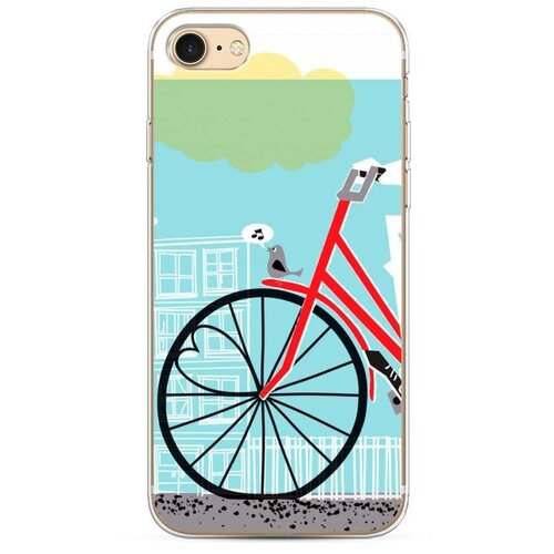 фото Силиконовый чехол "хобби велосипед 9" на apple iphone 8 / айфон 8 case place
