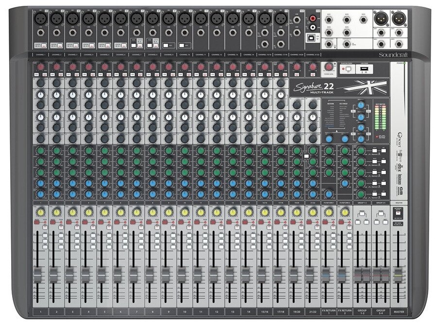 Аналоговый микшер SOUNDCRAFT Signature 22 MTK