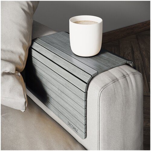 Подставка деревянная декоративная гибкая для кухни детской гостиной комнаты дома на подлокотник/стол