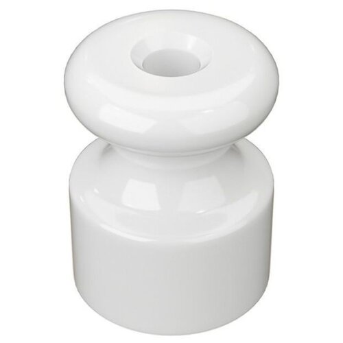 Изолятор пластиковый EDISEL Basic белый 19х24 мм (упаковка 100 штук)