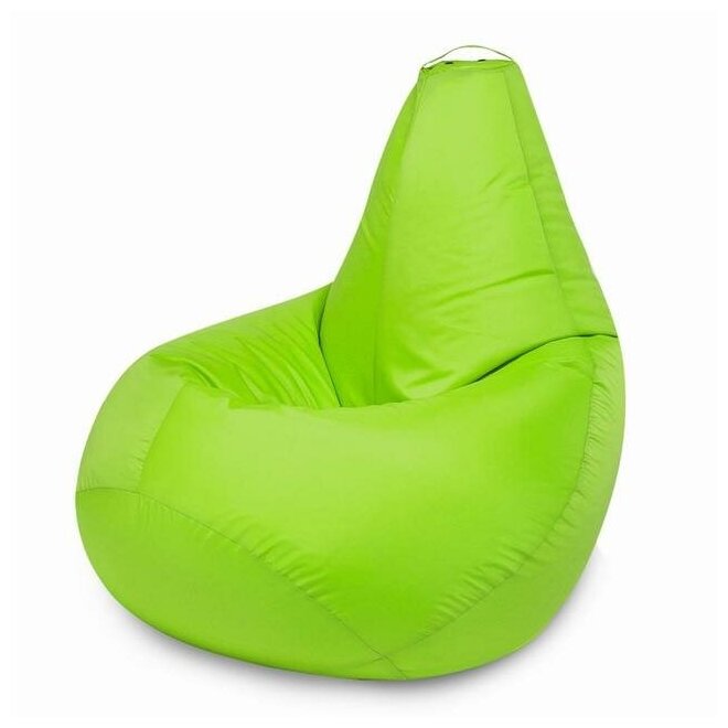 MyPuff кресло-мешок Груша, размер XL-Компакт, оксфорд, салатовый неон