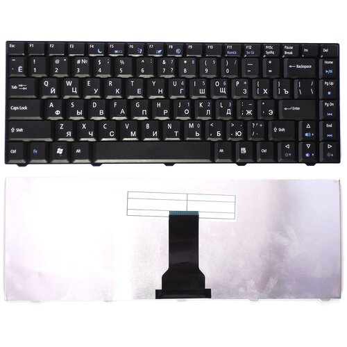 Клавиатура для ноутбука Acer eMachines D520 D720 черная клавиатура keyboard для ноутбука emachines гор enter zeepdeep mp 08g63su 698