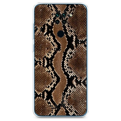 фото Силиконовый чехол "кожа питона" на xiaomi redmi 10x 4g / сяоми редми 10x 4g case place