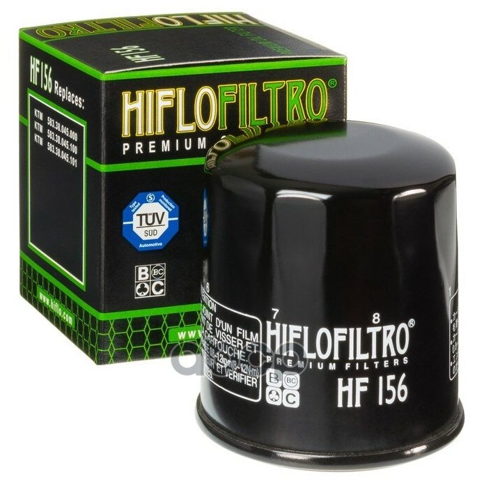 Фильтр Масляный Hiflofiltro Hf156 Hiflo filtro арт. HF156