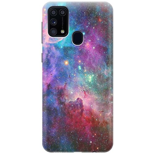 фото Ультратонкий силиконовый чехол-накладка для samsung galaxy m31 с принтом "волшебный космос" gosso