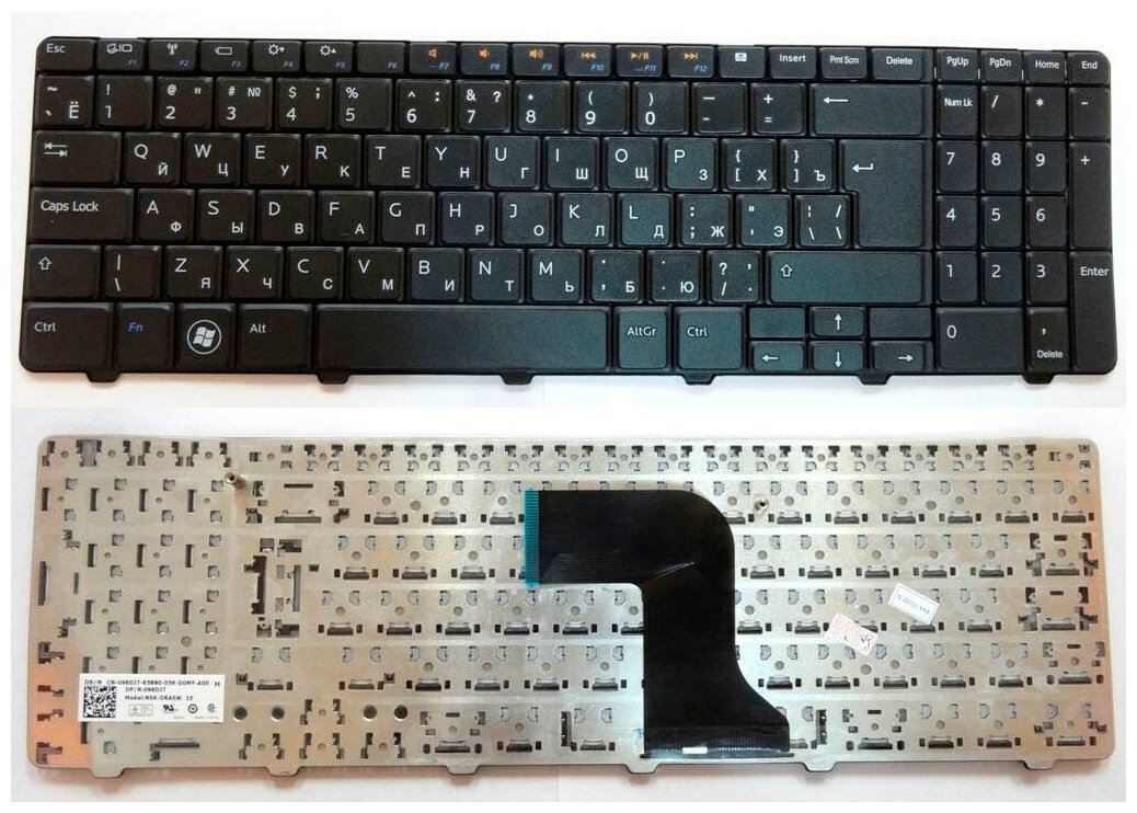Клавиатура для ноутбука Dell Inspirion N5010 M5010 NSK-DRASW