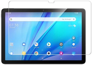 Защитное стекло на TCL Tab 10S 10,1" ( ТСЛ 10 Таб 10С ) (Гибридное: пленка+стекловолокно) прозрачное на Экран Hybrid Glass Brozo