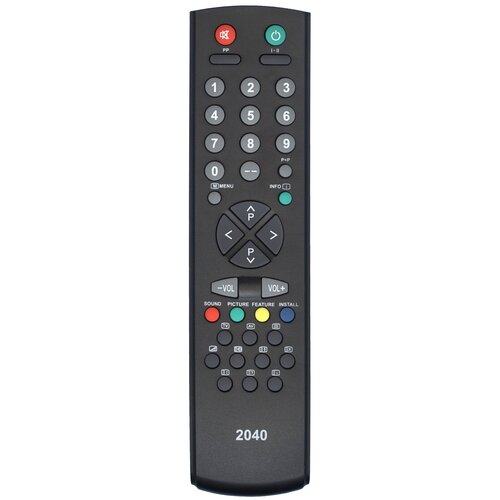 пульт vestel rc 2140 sanyo 2040 stv 2026mkii Пульт Huayu RC-2040/2140 Sanyo черный для телевизора Vestel