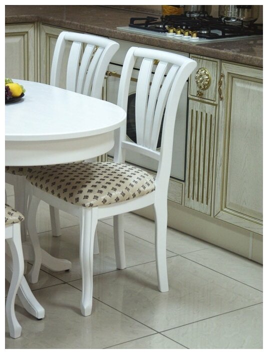 EVITAmeb / Стул Венеция 20 Белый 2 шт / Стулья для кухни / стулья для гостиной / стулья со спинкой / комплект - фотография № 7