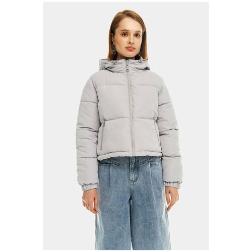 фото Куртка befree, размер l/48, светло-серый