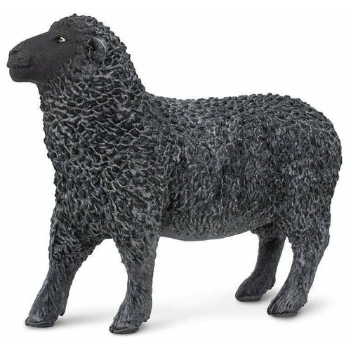 Фигурка животного Safari Ltd Черная овца, для детей, игрушка коллекционная, 162229 фигурка животного safari ltd птица феникс