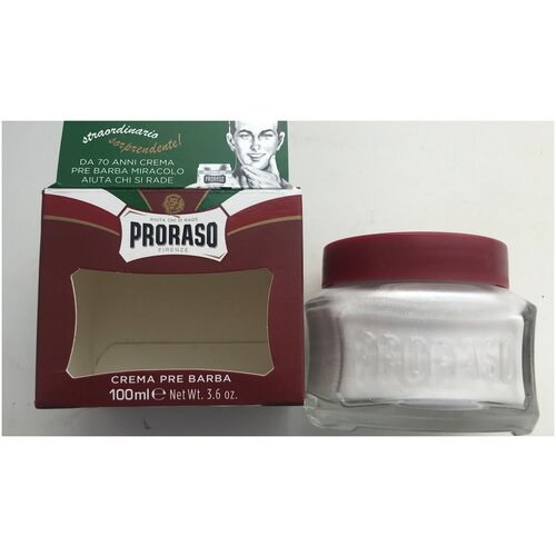 Крем до Бритья Питательный с Маслом Сандала и Маслом Ши Proraso 100 мл proraso pre shave sensitive oatmeal green tea