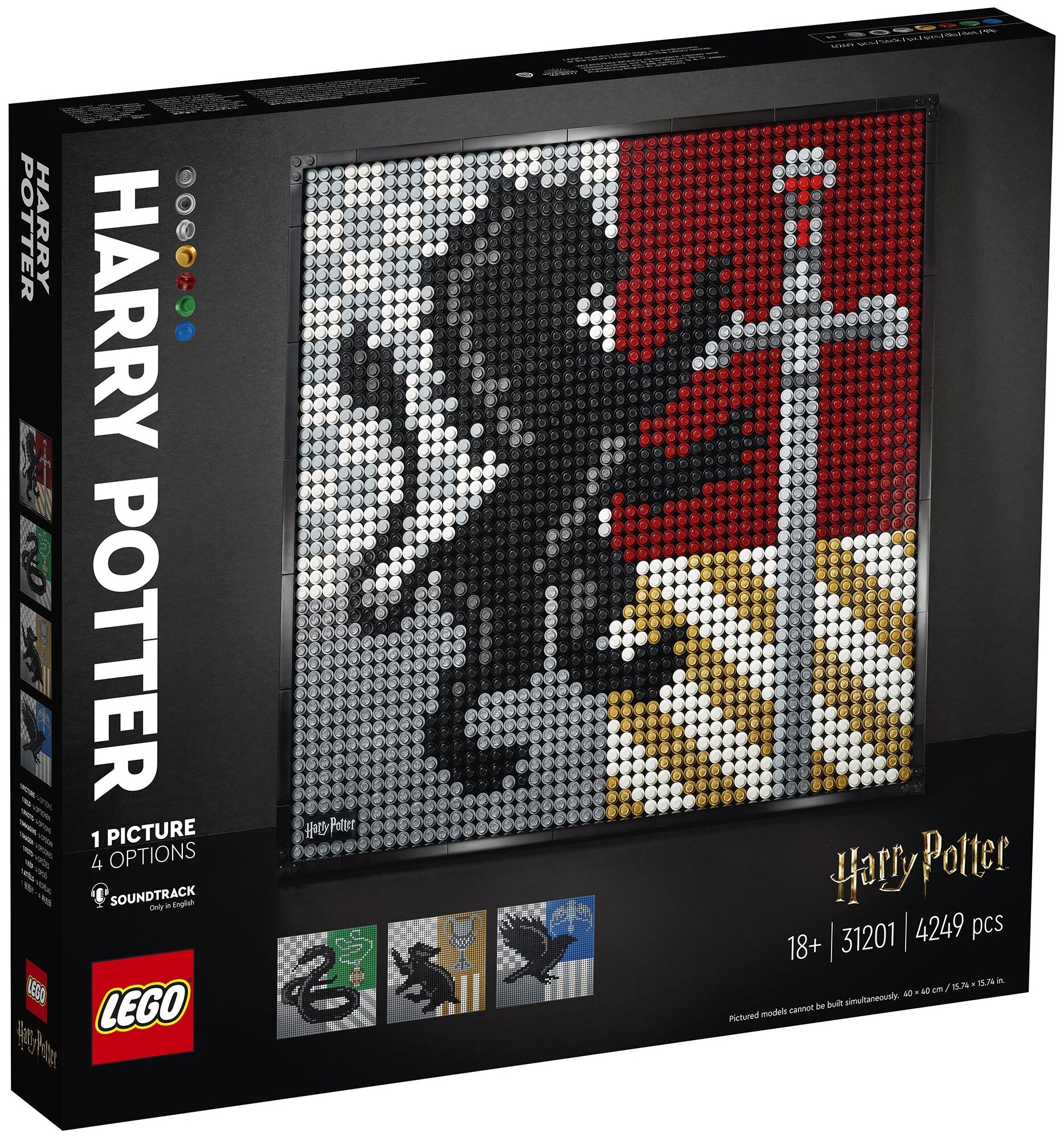 Конструктор LEGO ART 31201 Harry Potter Hogwarts Crests Гербы Хогвартса
