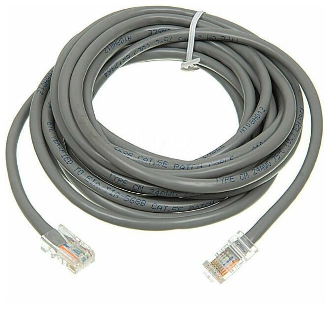 Патч-корд UTP 5E категории APC 3827GY-15 серый