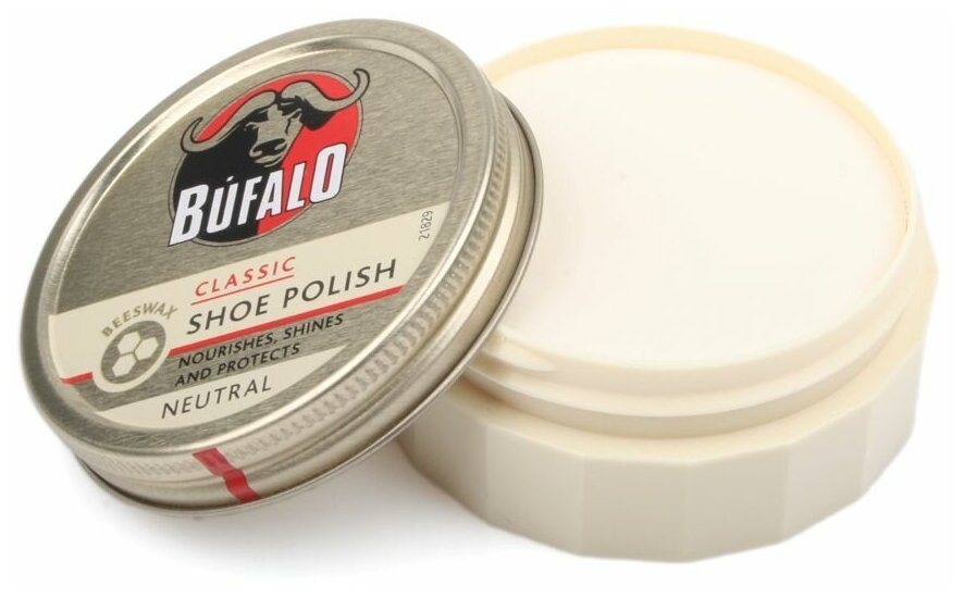 Крем для обуви BUFALO SHOE POLISH 75 ml бесцветный