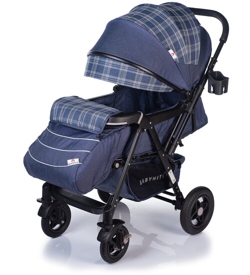 Прогулочная коляска с перекидной ручкой Babyhit Sense Plus, цвет DARK BLUE