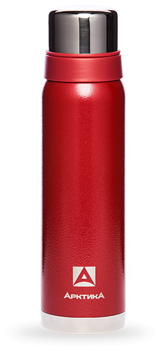 Термос бытовой, вакуумный (для напитков), 900 мл, Арктика 106-900 (красный) .