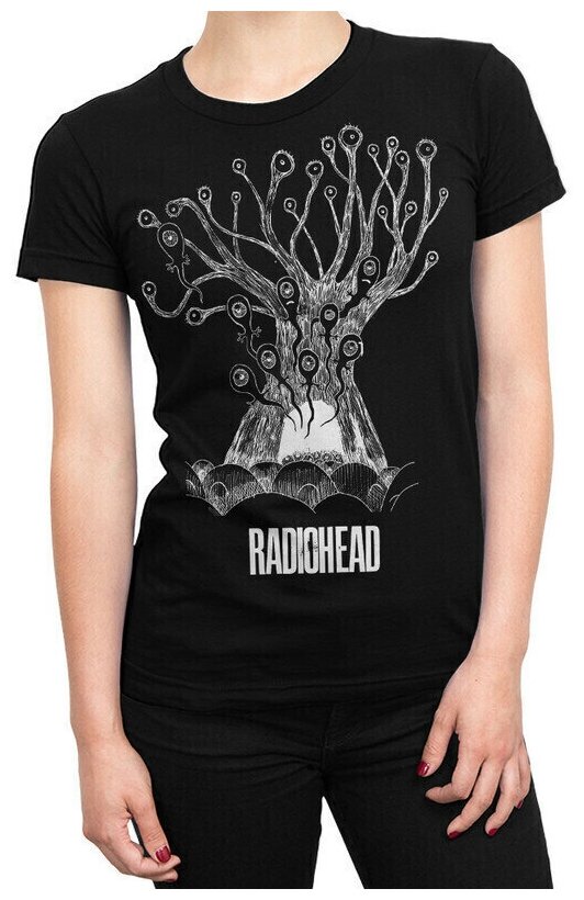 Футболка DreamShirts Radiohead Женская черная 