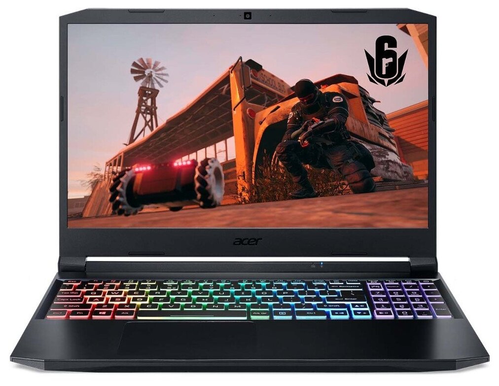Ноутбук Acer Nitro AN515-45-R1LV 156 FHD IPSRyzen 7 5800H16GB1TB SSDNVIDIA GeForce RTX 3060 6GBNone Boot-up onlyNoODDчерный NHQBCER007