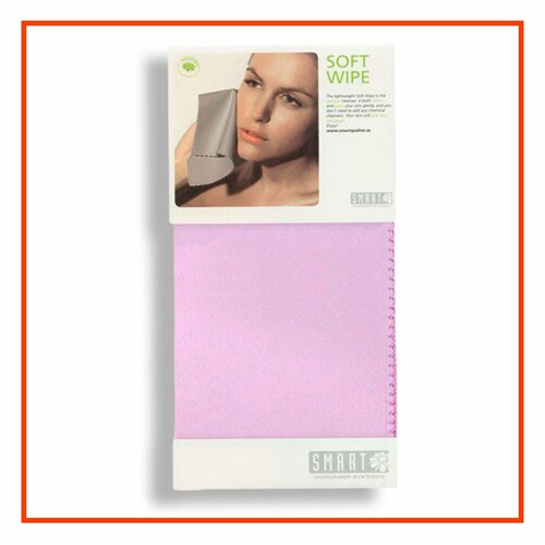 Салфетка для снятия макияжа Smart размер 20 х 20 см розовая 380₽