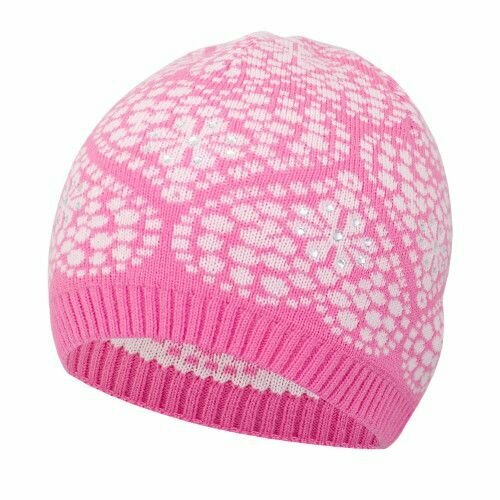 Шапка бини Prikinder, размер 50-52, розовый шапка бини prikinder размер 50 52 розовый