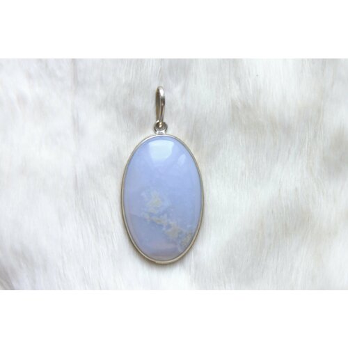 Подвеска 100% Ural, халцедон, голубой