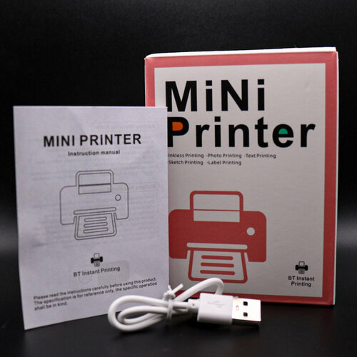 new pocket poooli l3 printer 300dpi portable thermal printer 110mm mini bluetooth wireless memo notes sticker printer paper Мини принтер для телефона и печати. Беспроводной, карманный. Формат печати А6 (А7), разрешение 200 DPI, 315 гр