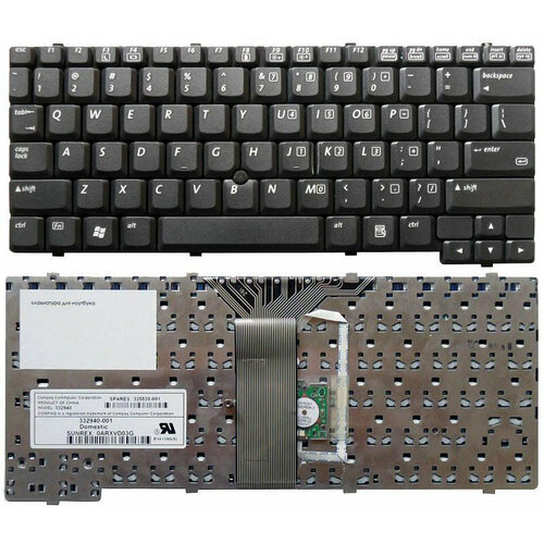 Клавиатура для HP Compaq nc4010 русская, черная