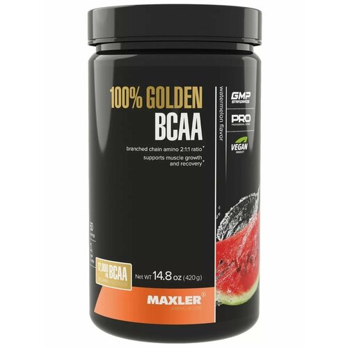 Аминокислоты 100% Golden BCAA 420 г арбуз