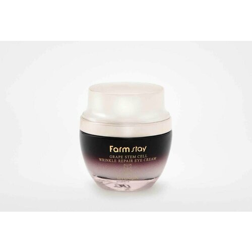 Крем для глаз с фито-стволовыми клетками винограда Farm Stay Grape Stem Cell Wrinkle Repair eye Cream / вес 50 г cell by cell wrinkle force multi cream омолаживающий мульти крем для кожи лица и вокруг глаз c морским планктоном