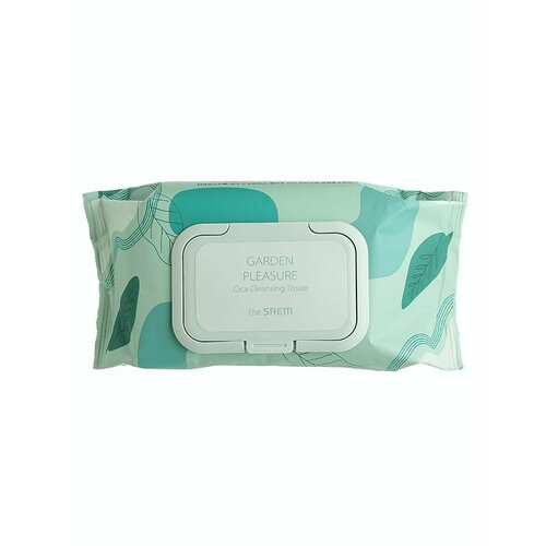 Салфетки косметические влажные, Garden Pleasure Cica Cleansing Tissue, THE SAEM