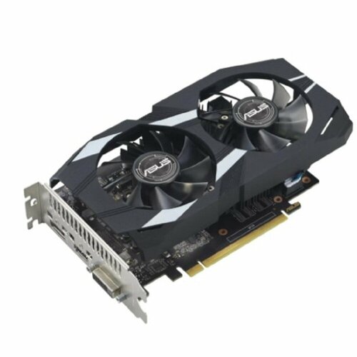 Asus Видеокарта Видеокарта Asus PCI-E DUAL-GTX1650-O4GD6-P-EVO NVIDIA GeForce GTX 1650 4Gb 128bit GDDR6 1620/12000 DVIx1 HDMIx1 DPx1 HDCP Ret