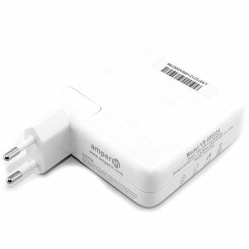 Аксессуар Блок питания Amperin AI-AP87C для APPLE A1719 87W USB Type-C 20.2V 4.3A 089324