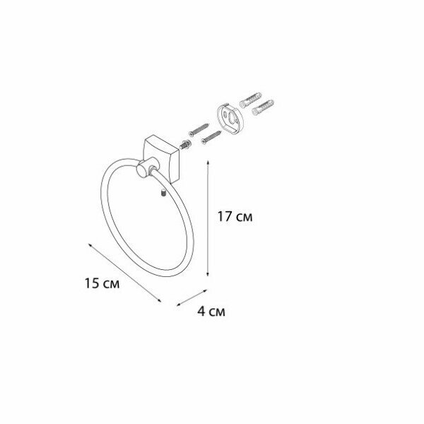Кольцо для полотенец Fixsen - фото №20