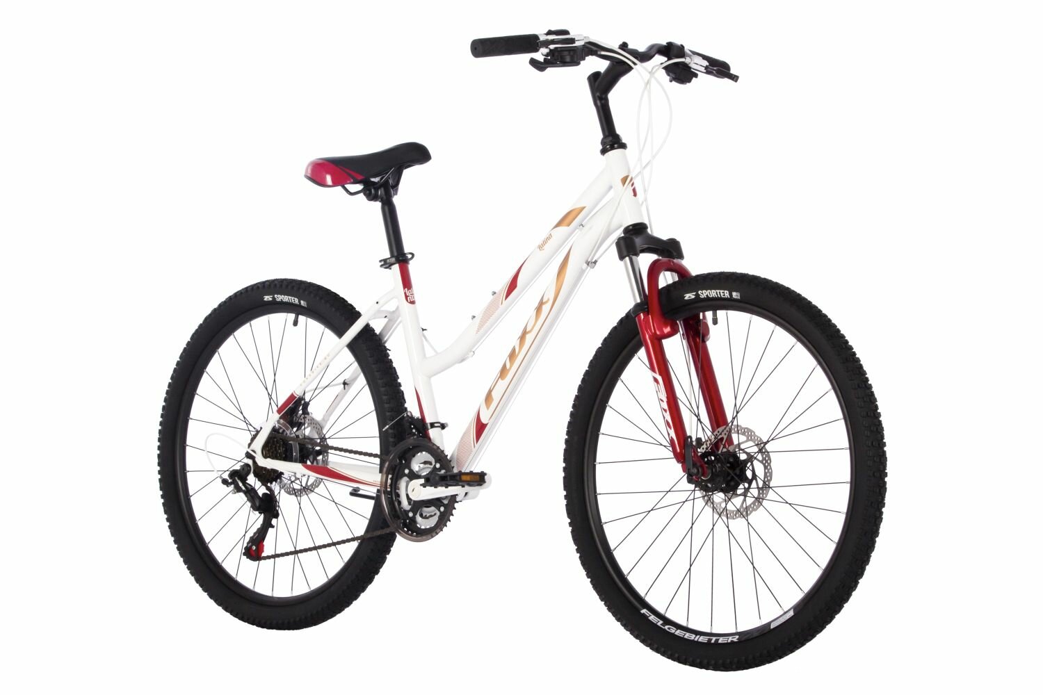 Велосипед Foxx Latina 26" (2024) (Велосипед FOXX 26" LATINA белый, сталь, размер 15")