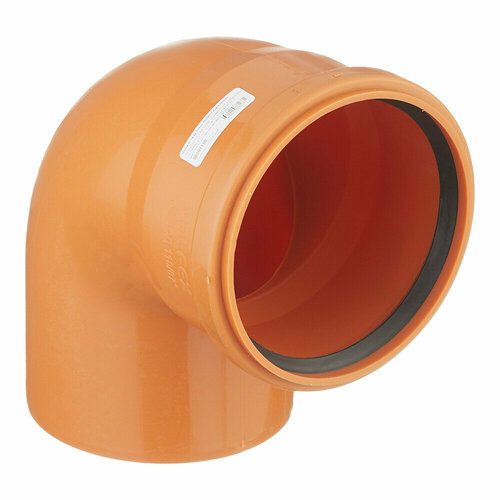 Отвод Valfex d110 мм 87,5° пластиковый для наружной канализации клапан обратный valfex d110 мм пластиковый для наружной канализации