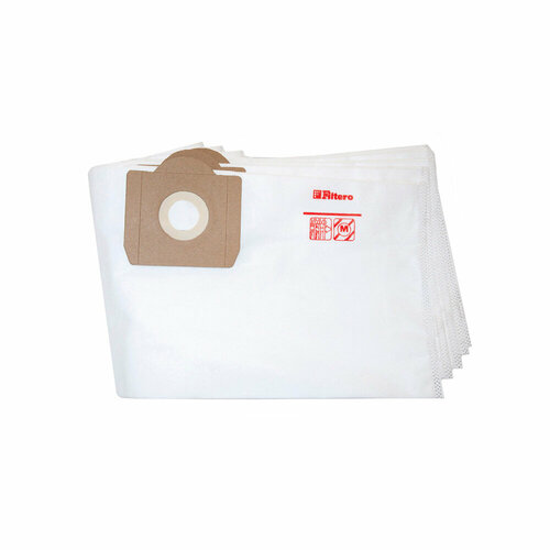 мешки для промышленных пылесосов bort shop vac оби filtero 5 шт из микроволокна brt 20 pro Мешок для пылесоса Filtero TMB 15 (5) Pro (05686) 20 л синтетическая ткань (5 шт.)