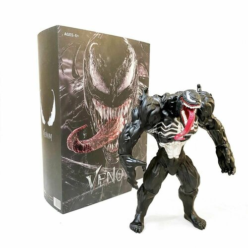 Веном Venom New 33 см фигуркa мужская футболка веном venom монстр из фильмов язык s белый