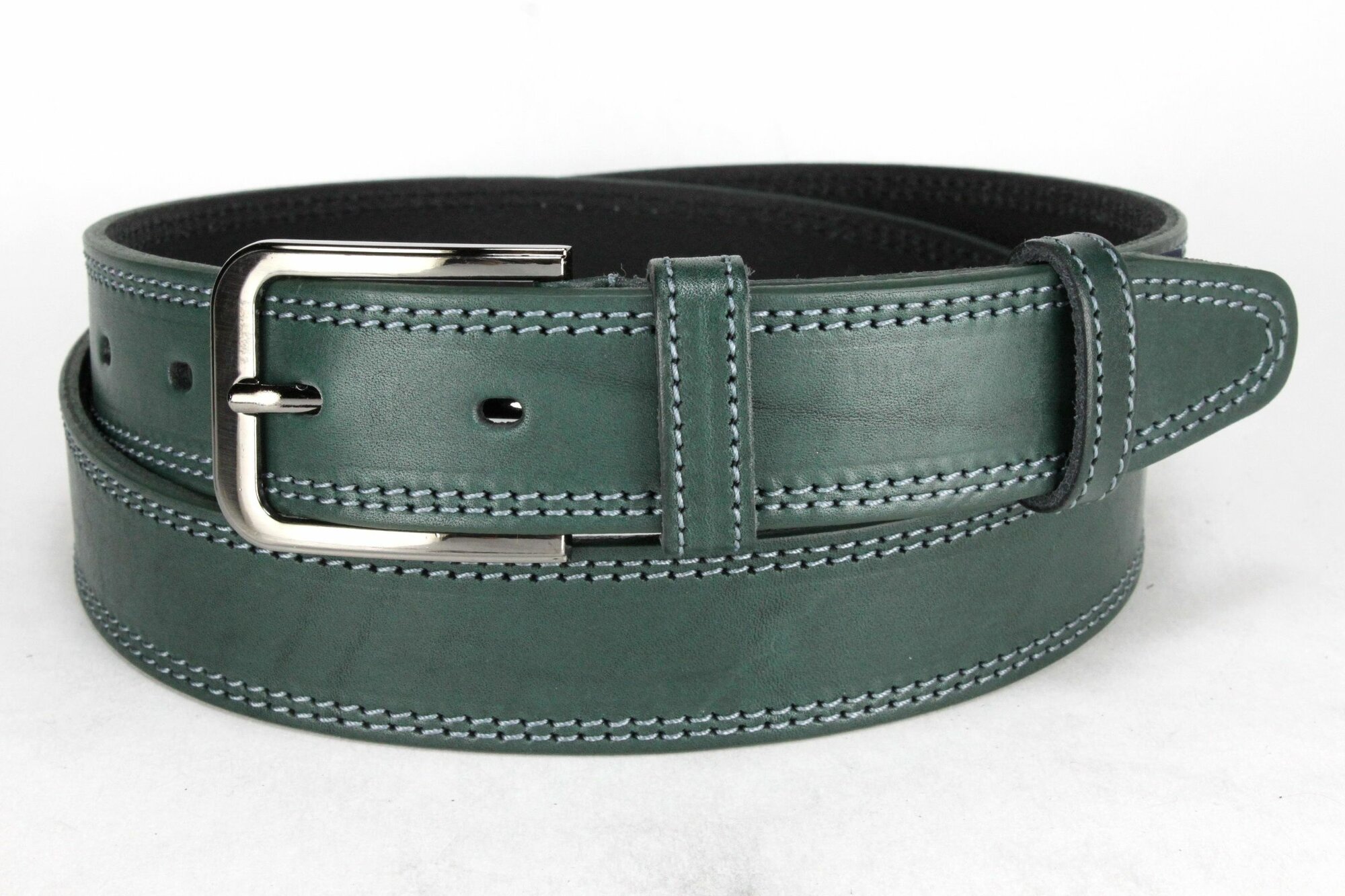Ремень OSCAR для мужчин, размер 120, зеленый