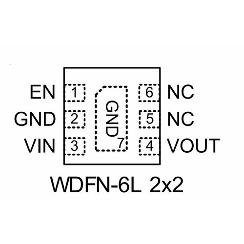 Микросхема RT9013-33 WDFN-6L 2x2