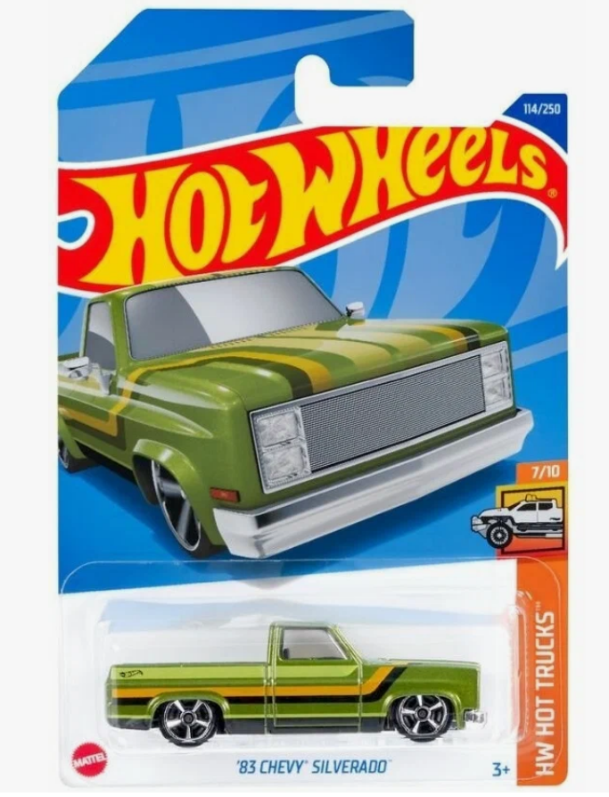 Hot Wheels Машинка базовой коллекции `83 CHEVY SILVERADO C4982/HCV33