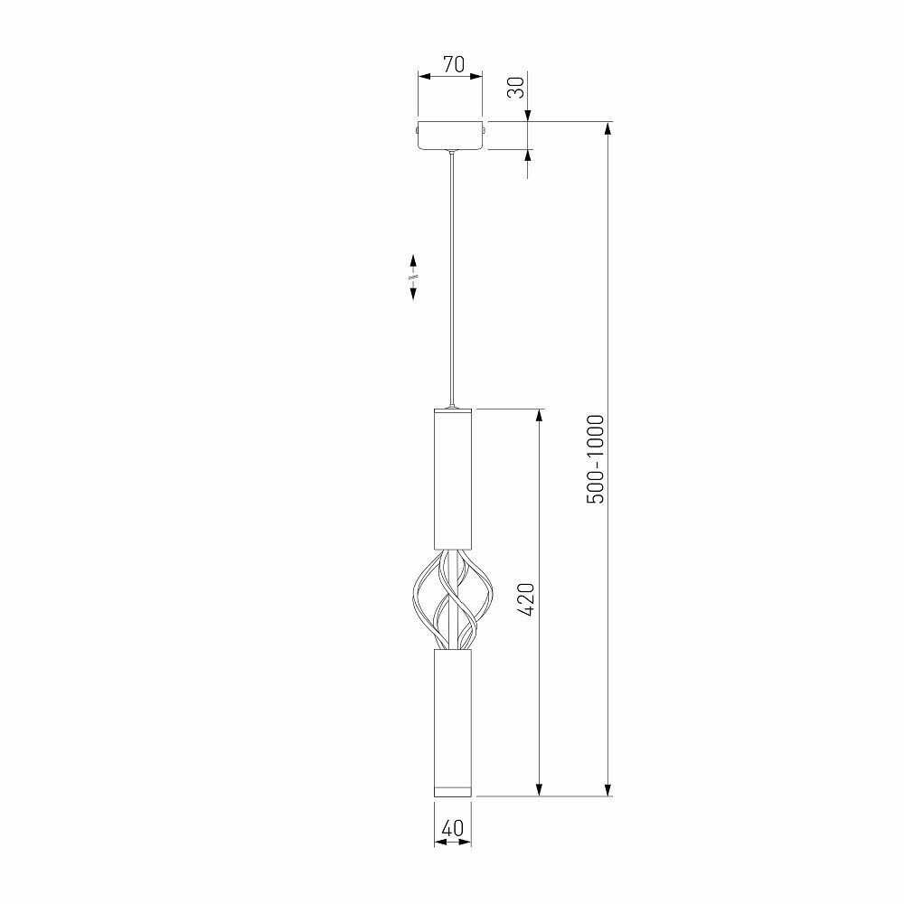 Светильник Eurosvet LANCE 50191/1 LED 4690389038464 - фото №19