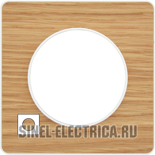 Odace S52P802N Рамка 1-постовая (ольха) Schneider Electric - фото №3