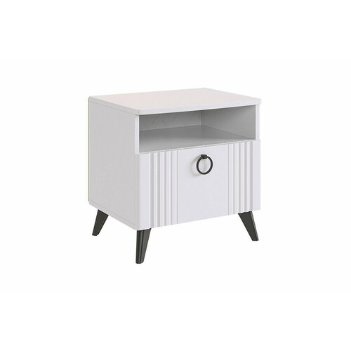Тумба прикроватная Ева белое деревобелый матовый 4937₽