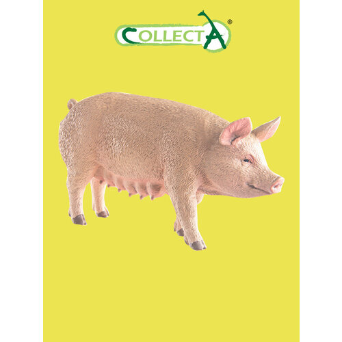 Фигурка животного Collecta, Свинья фигурка collecta кистеухая свинья