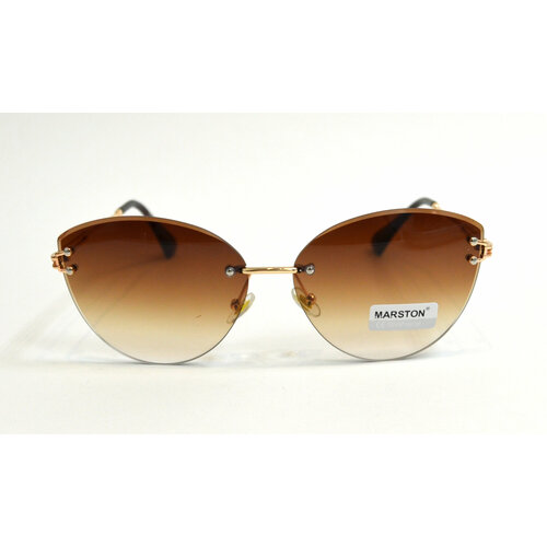 Солнцезащитные очки MARSTON, желтый, коричневый