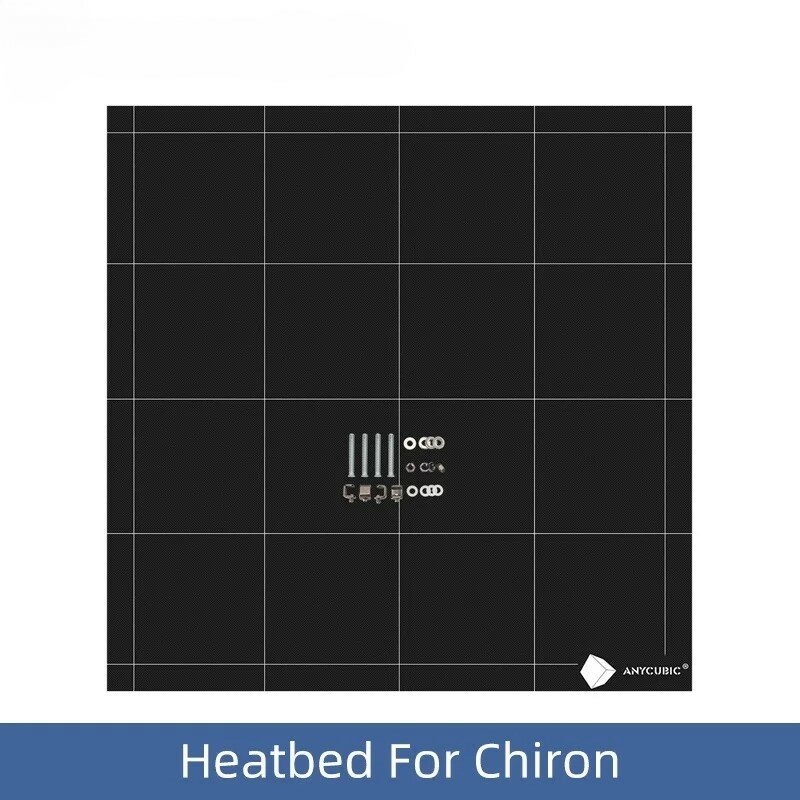Подогреваемая платформа /Ultrabase/ для 3D принтера ANYCUBIC Chiron, 430x410x4 мм, 12 В/24 В