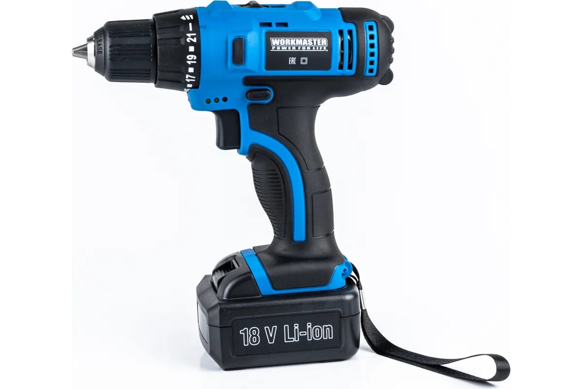 фото Аккумуляторная дрель-шуруповерт АШ-21 WorkMaster Workmaster