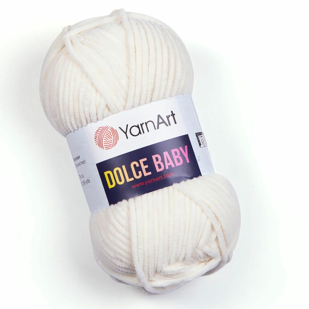 Пряжа YarnArt Dolce Baby 745 сливочный (50г/85м, упаковка 5 мотков)
